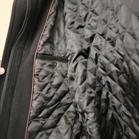 Chaps Wool blend coat Men's Size Large - Picture 4 of 10